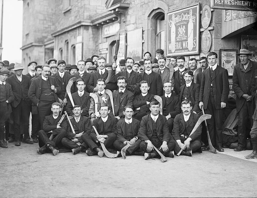Image Source: Wikimedia Commons, "The Tipperary Hurling Team outside Clonmel Train Station, 26 August 1910"